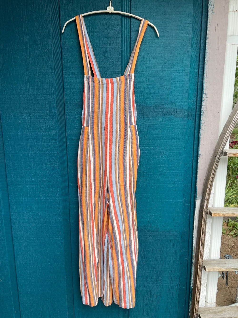 Spring n’ Summer Fun Striped Comfy Overalls